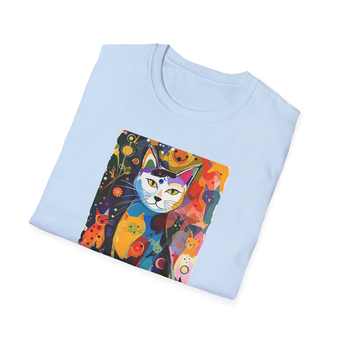 Cat Print T-Shirt for Cat-Lovers