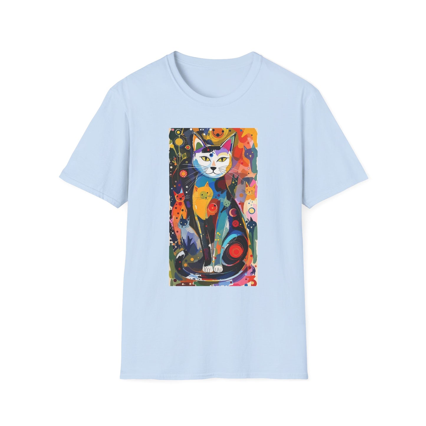 Cat Print T-Shirt for Cat-Lovers