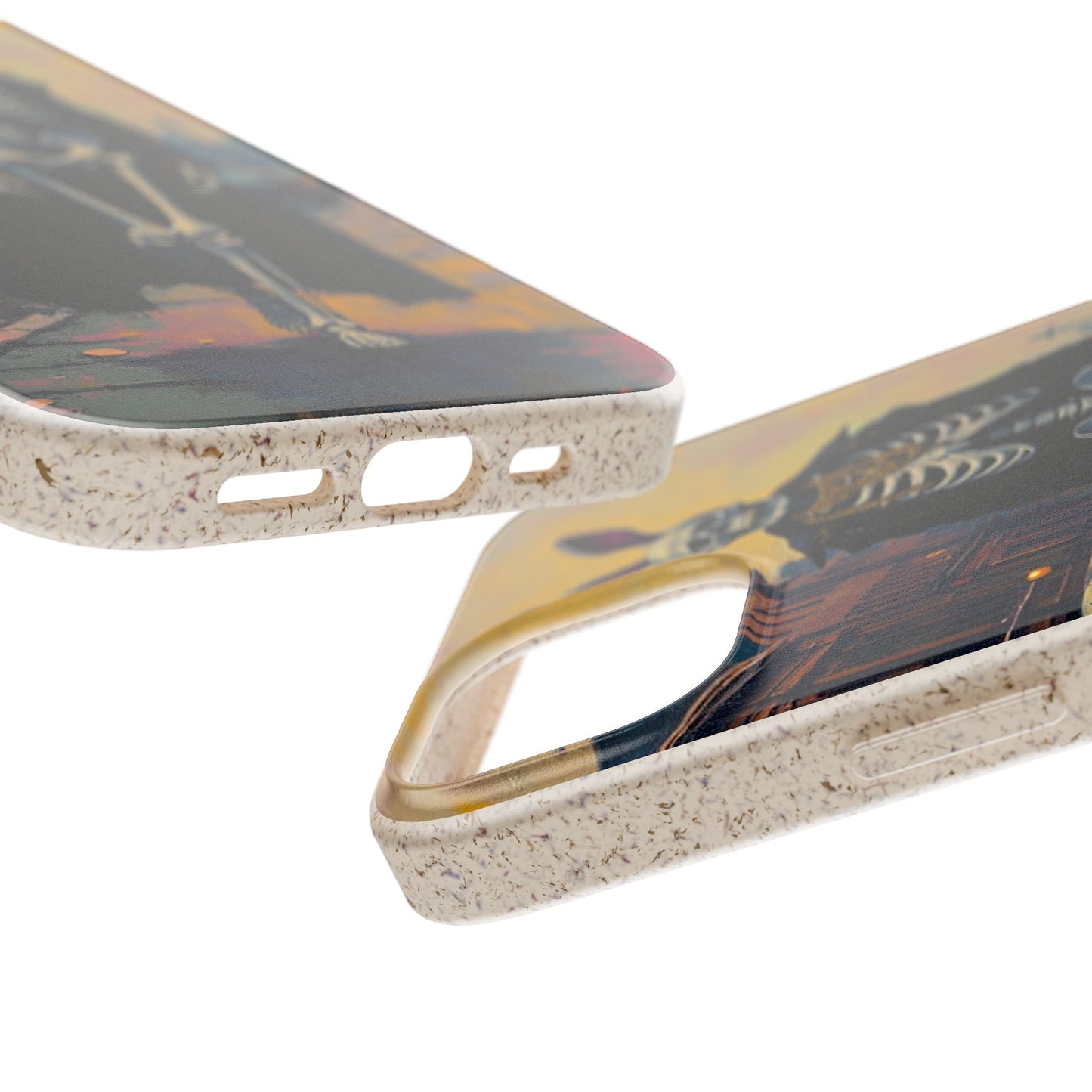 Skeleton Bunny Phone Case - Biodegradable Eco-Friendly Halloween Cover