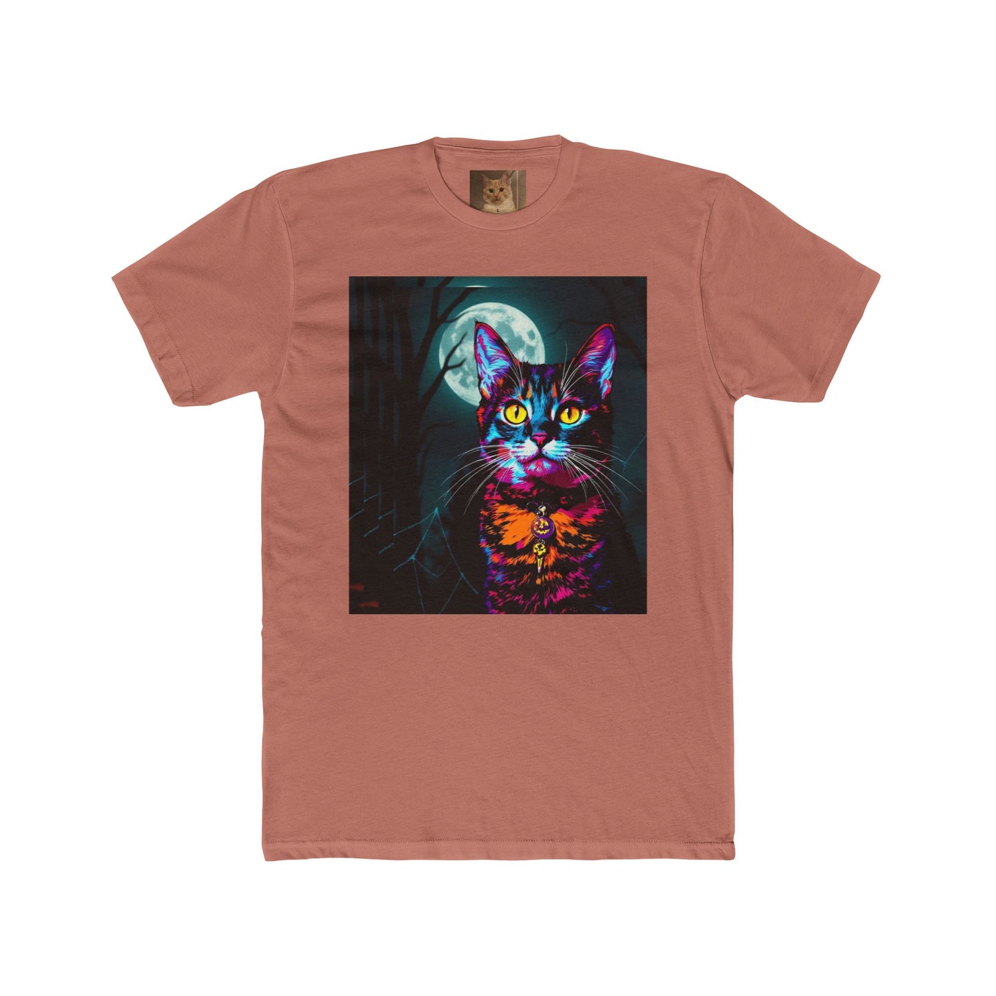 Halloween Pop Art Cat Tee