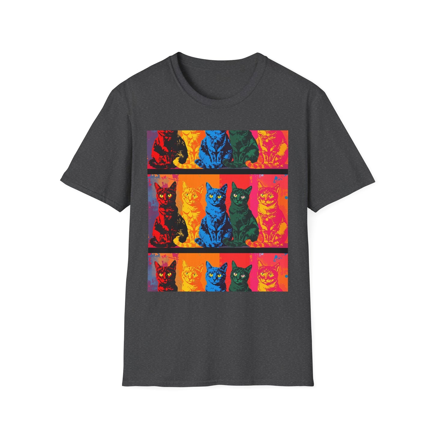 Cat Lover T-Shirt with Andy Warhol Design