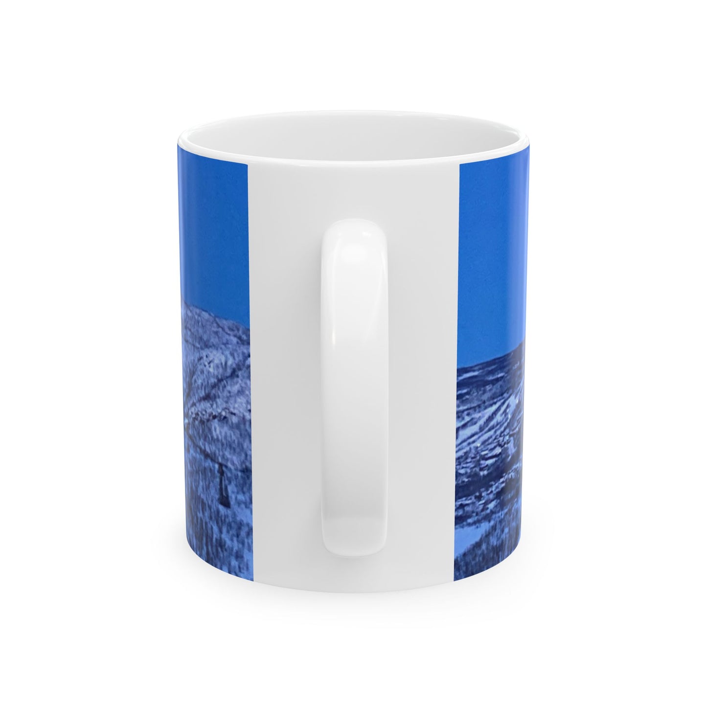 Ceramic Mountain Landscape Mug | Scenic Coffee Cup | Nature Lover Gift | Rustic Home Decor | Ideal for Cozy Moments