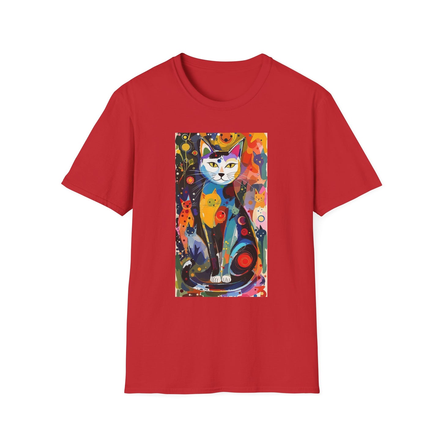Cat Print T-Shirt for Cat-Lovers