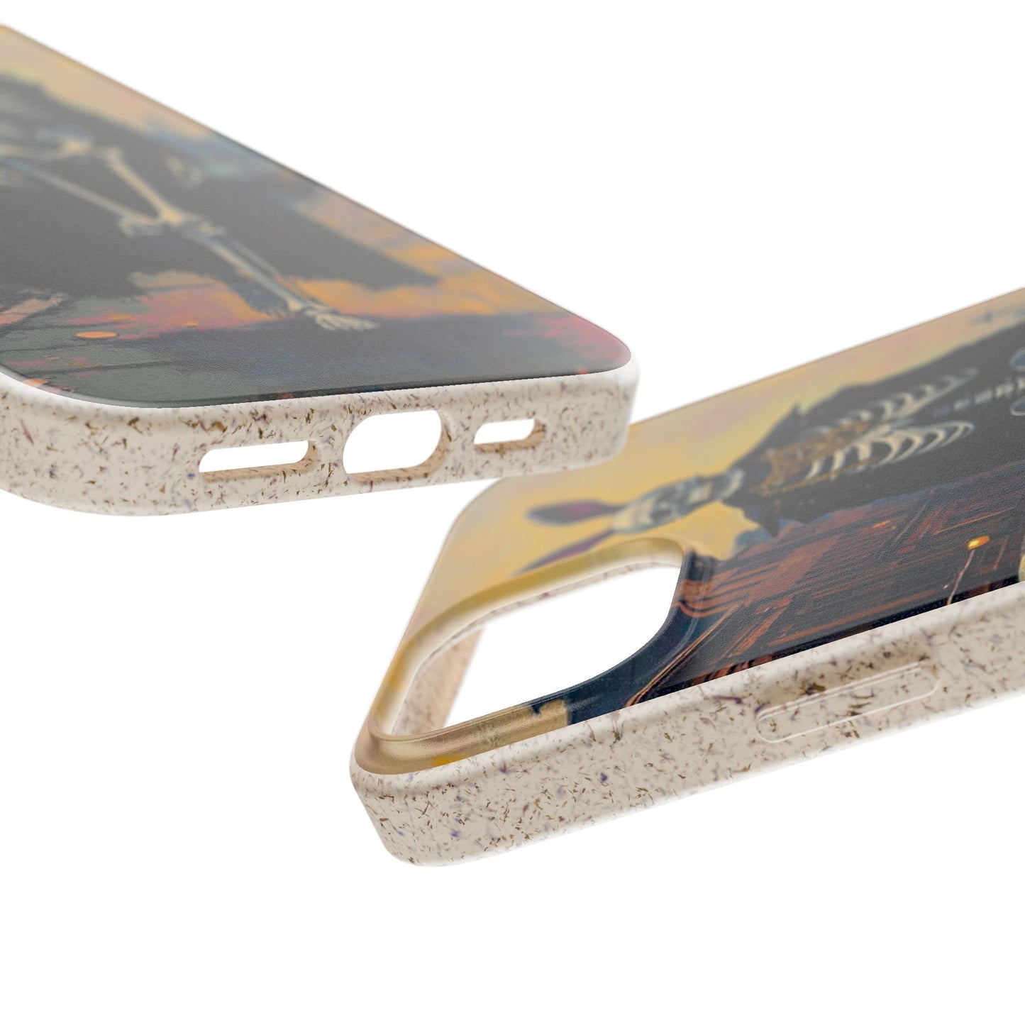 Skeleton Bunny Phone Case - Biodegradable Eco-Friendly Halloween Cover