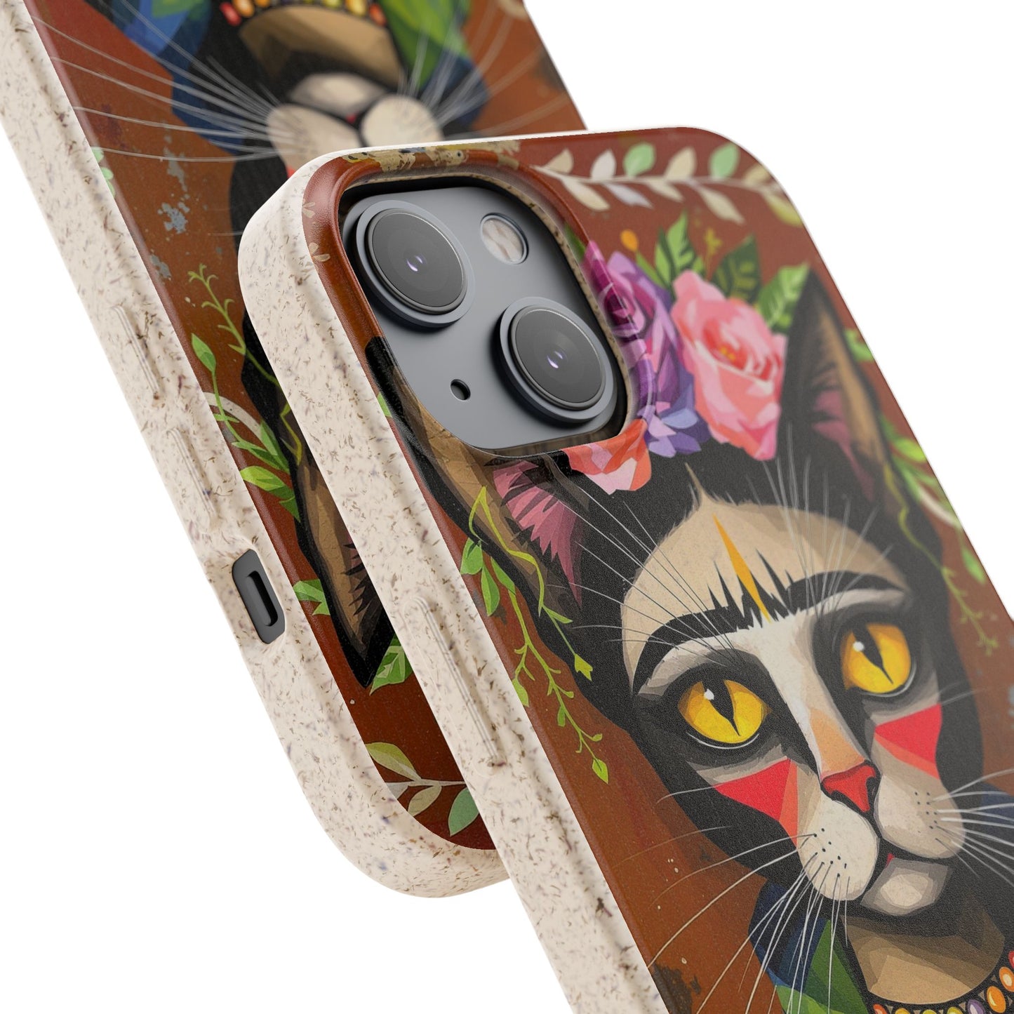 Phone Case - Frida Kahlo Cat, Eco Biodegradable