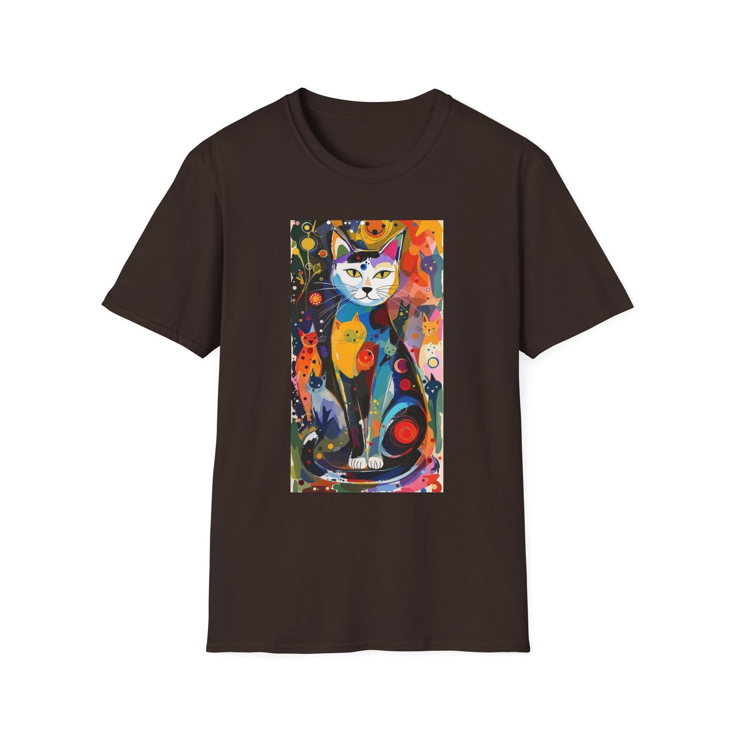 Cat Print T-Shirt for Cat-Lovers