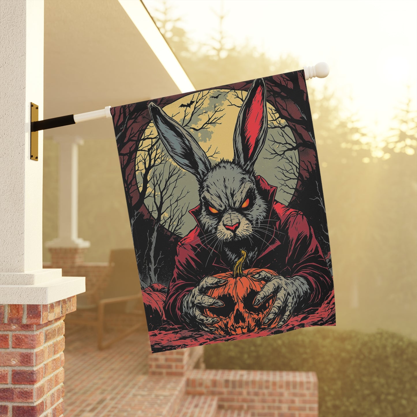 Banner Halloween Bunny Garden & House Decor