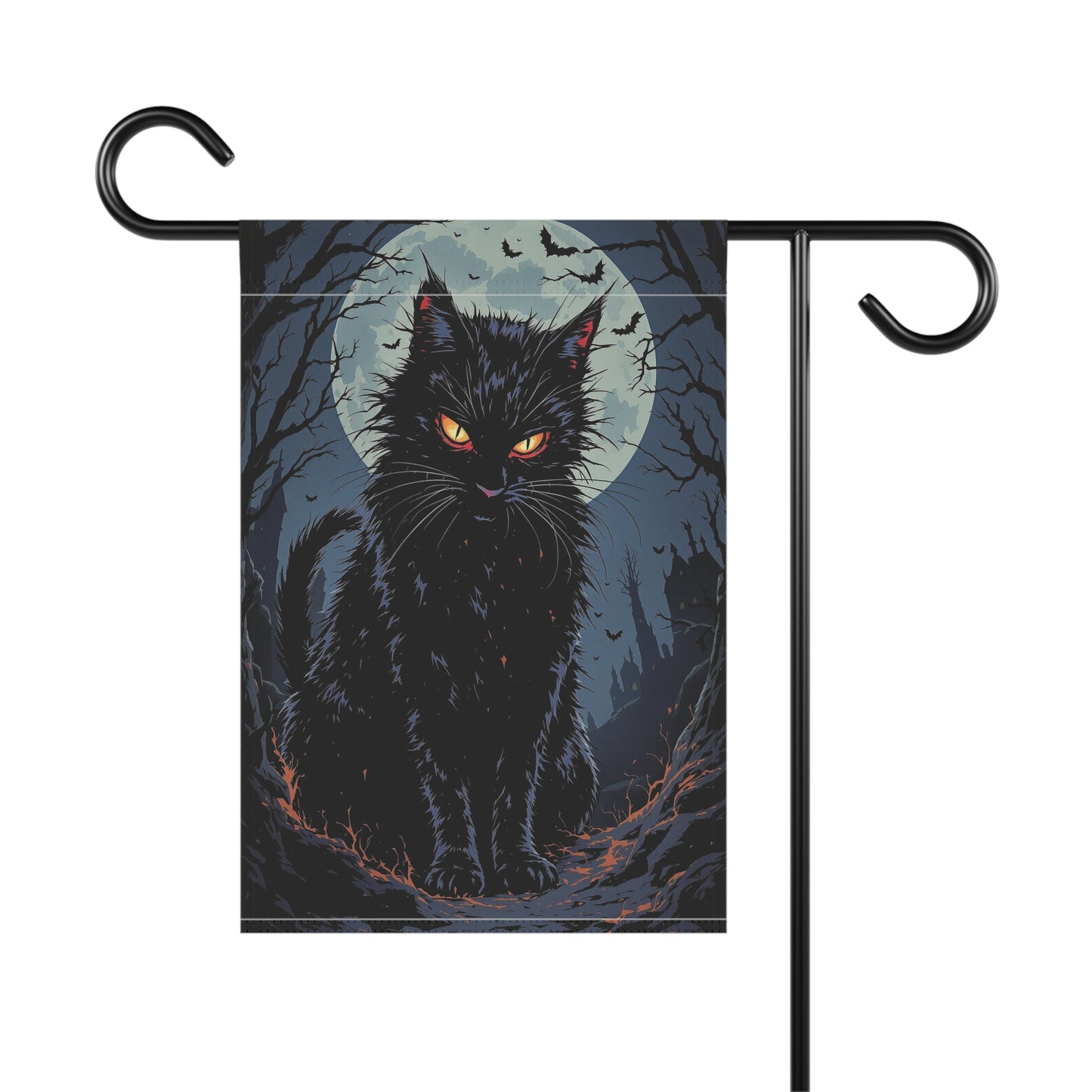 Banner Garden Halloween Cat