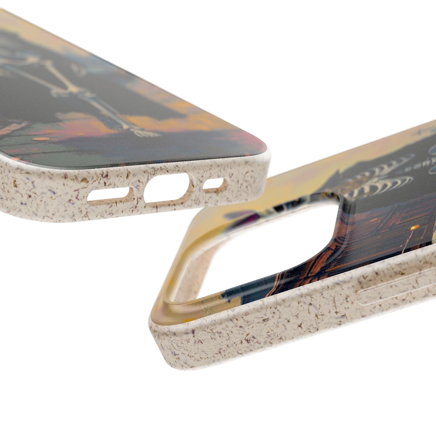 Skeleton Bunny Phone Case - Biodegradable Eco-Friendly Halloween Cover