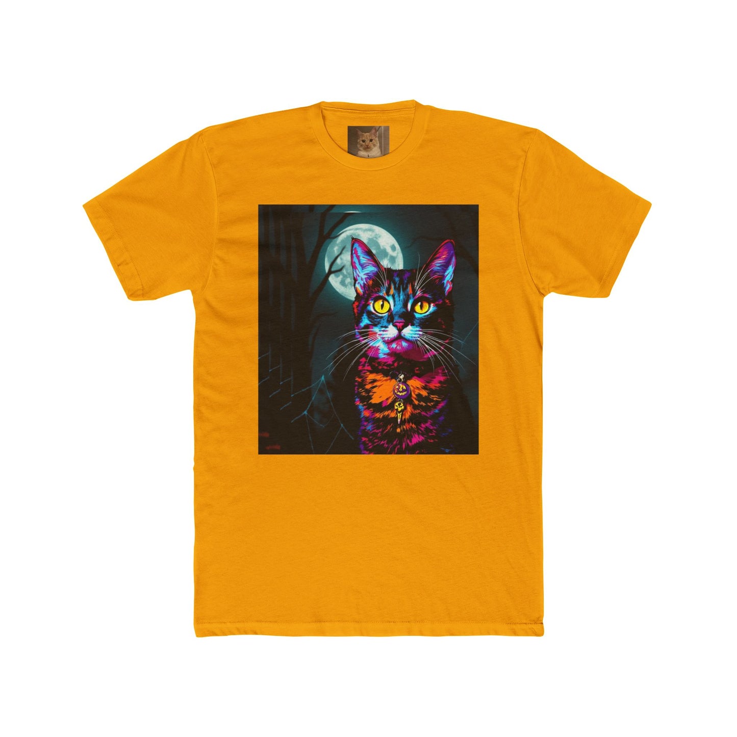 Halloween Pop Art Cat Tee