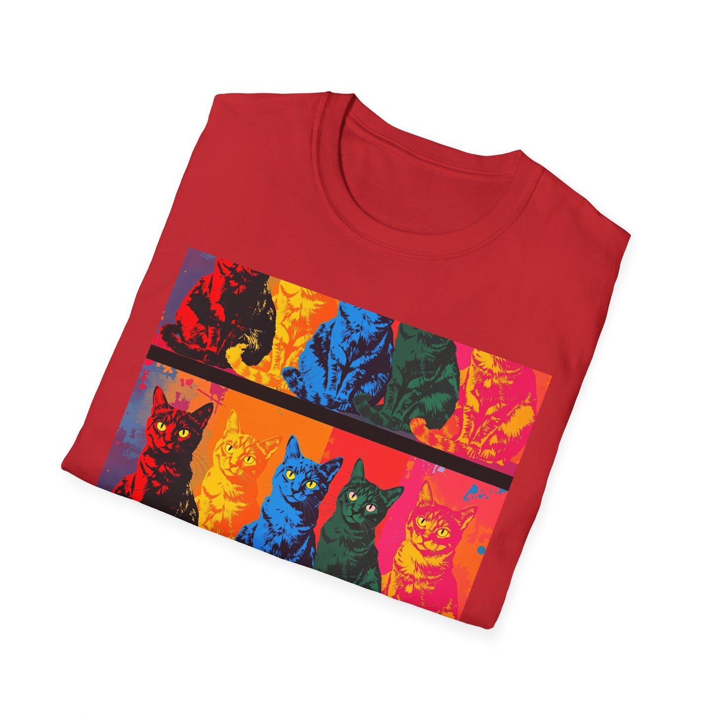 Cat Lover T-Shirt with Andy Warhol Design