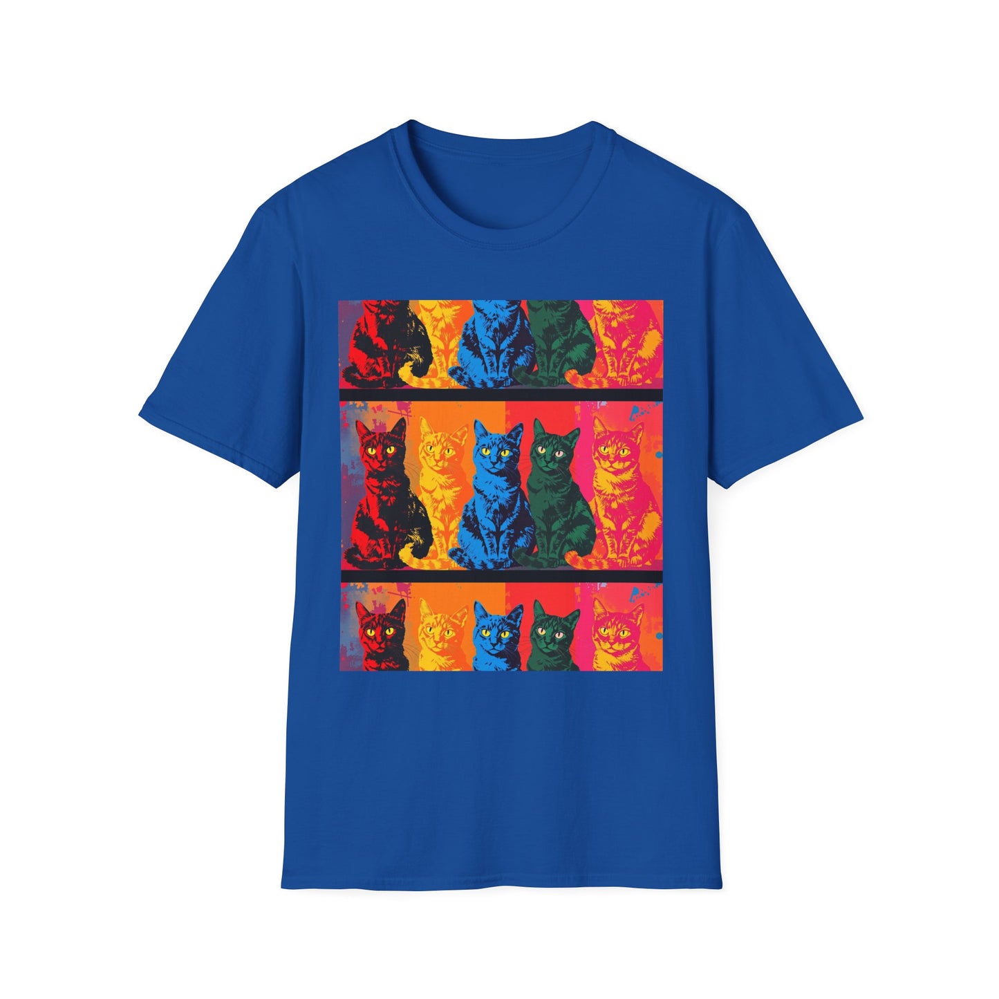 Cat Lover T-Shirt with Andy Warhol Design