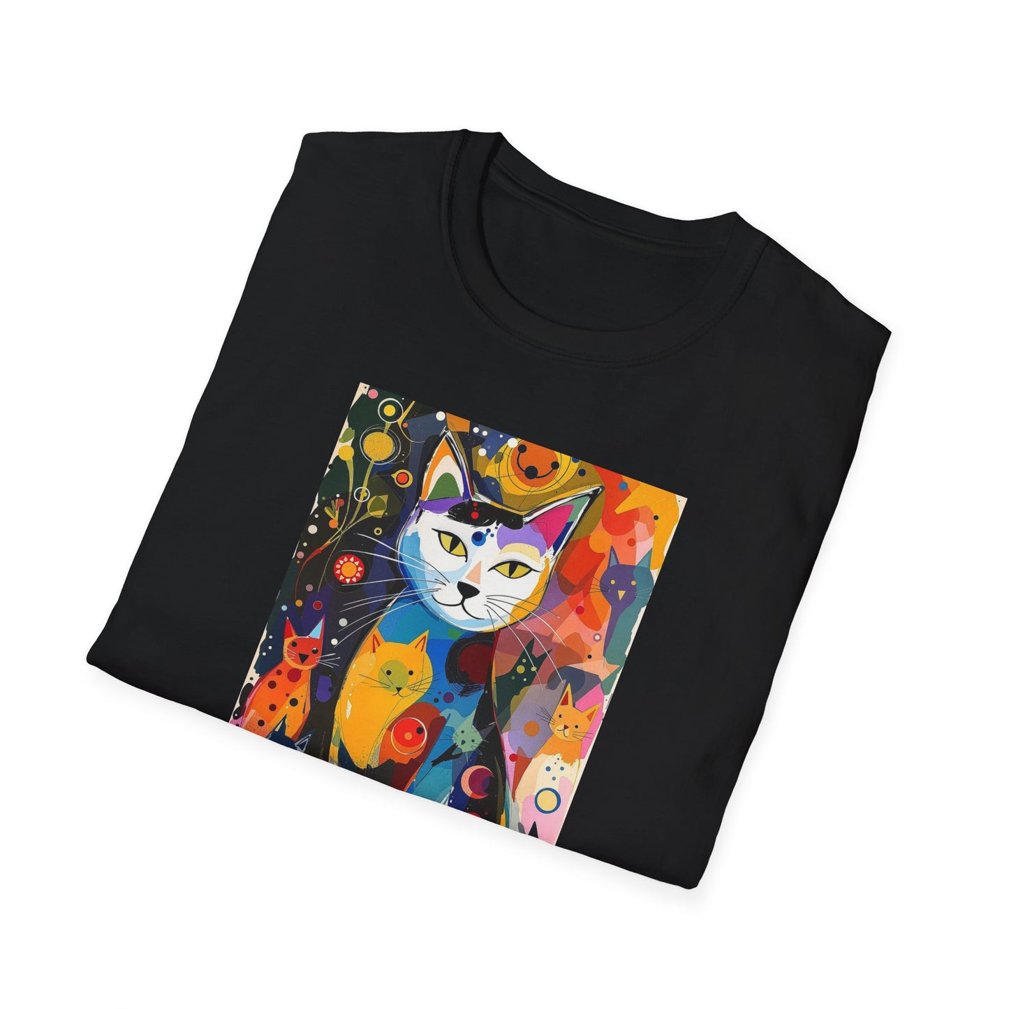 Cat Print T-Shirt for Cat-Lovers
