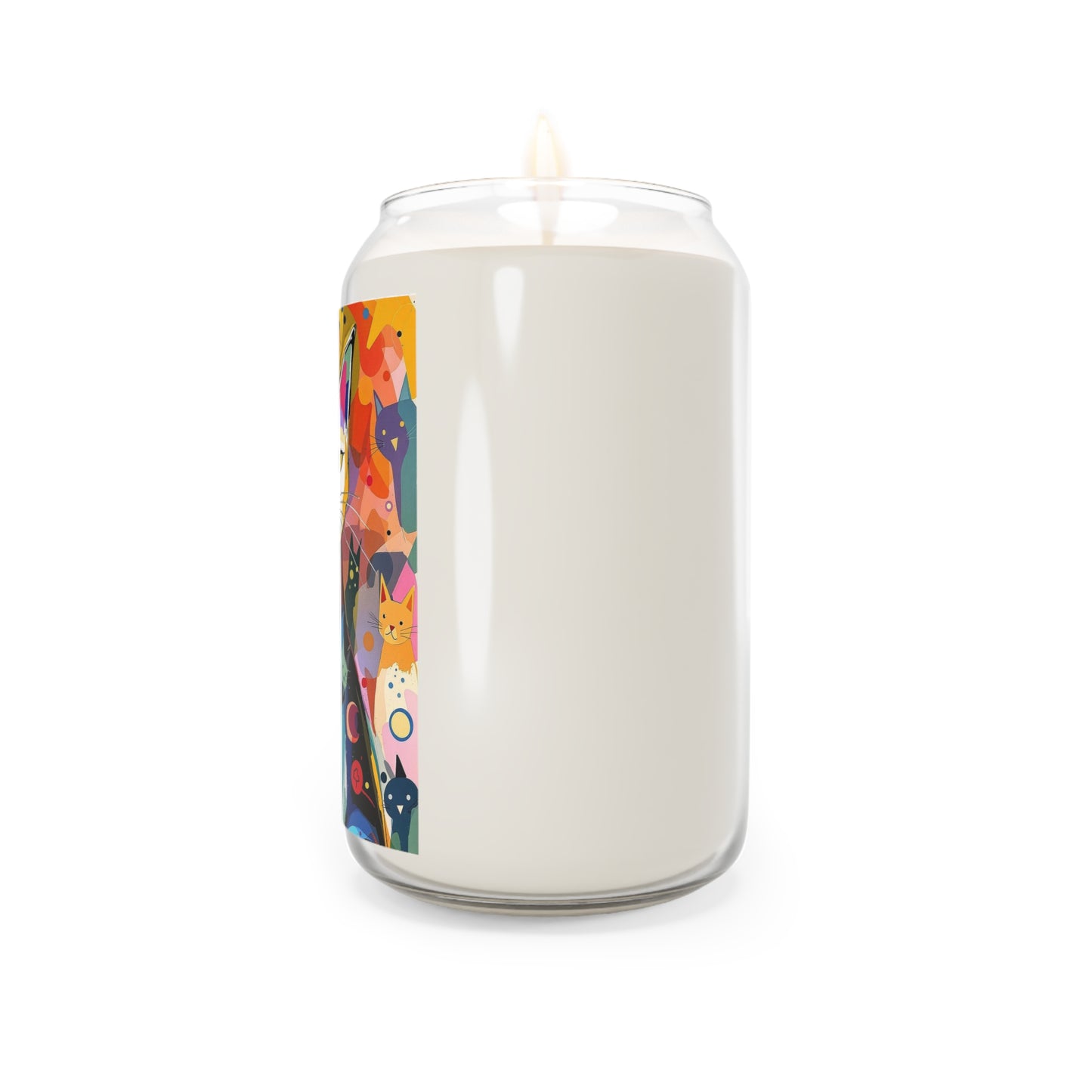 Soy Candle, Cat Print