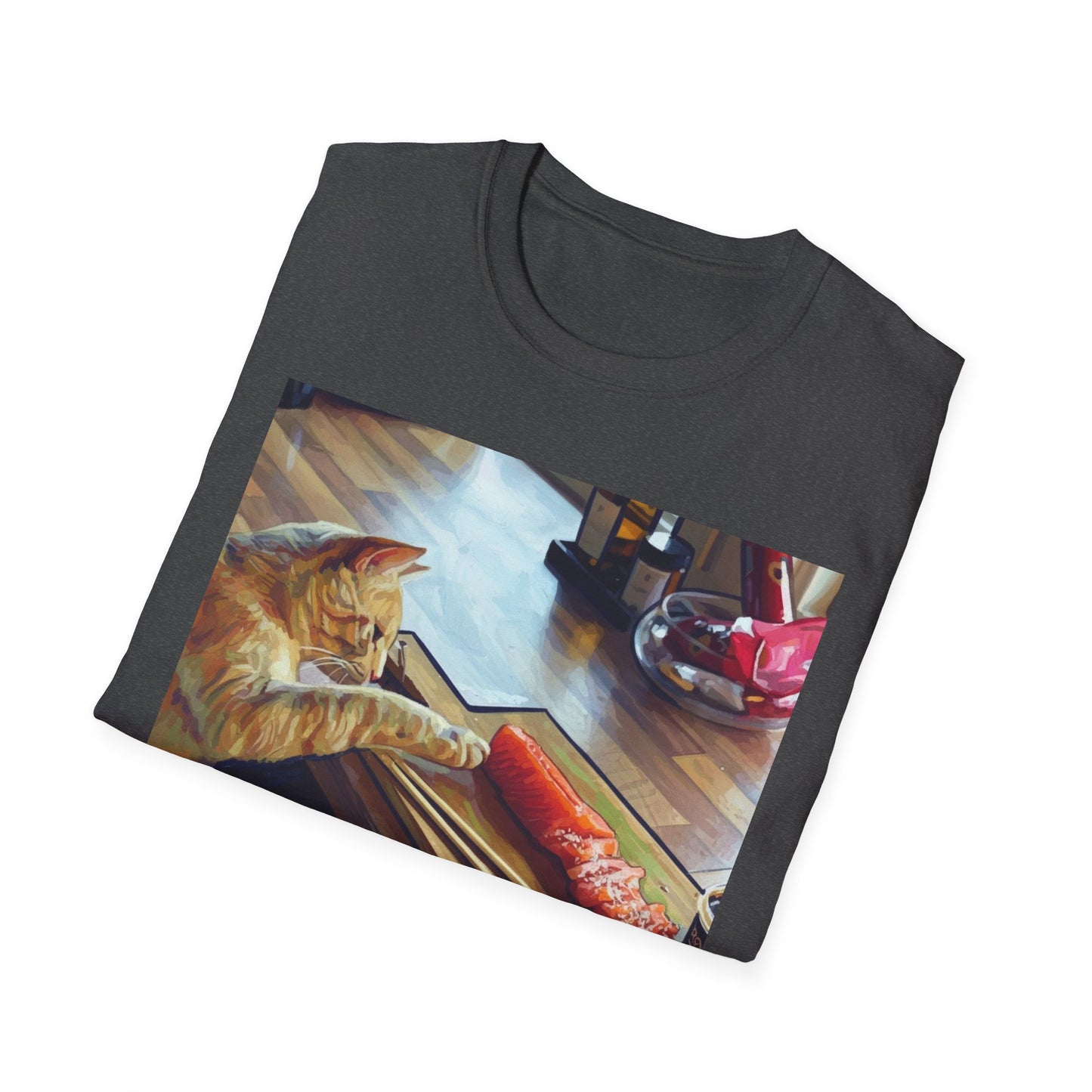 Cat Eating Sushi T-Shirt