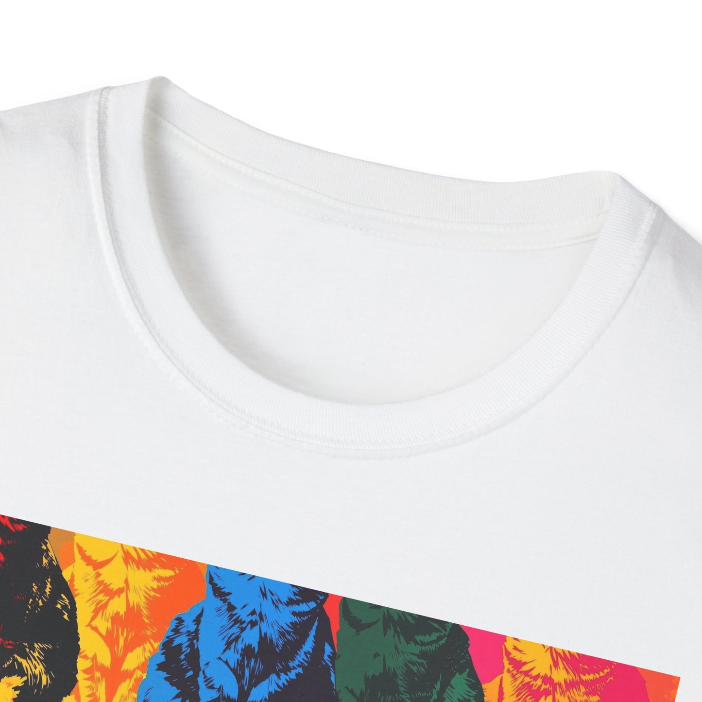 Cat Lover T-Shirt with Andy Warhol Design