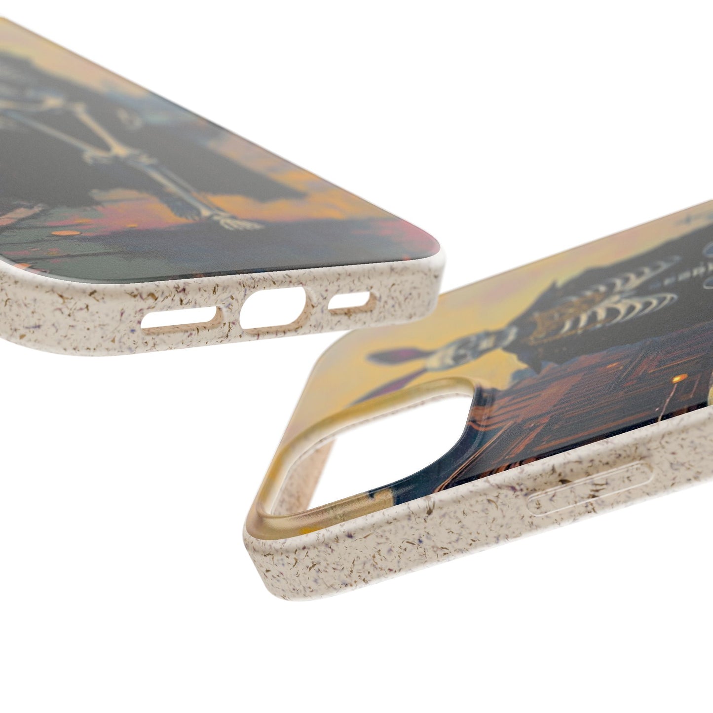 Skeleton Bunny Phone Case - Biodegradable Eco-Friendly Halloween Cover