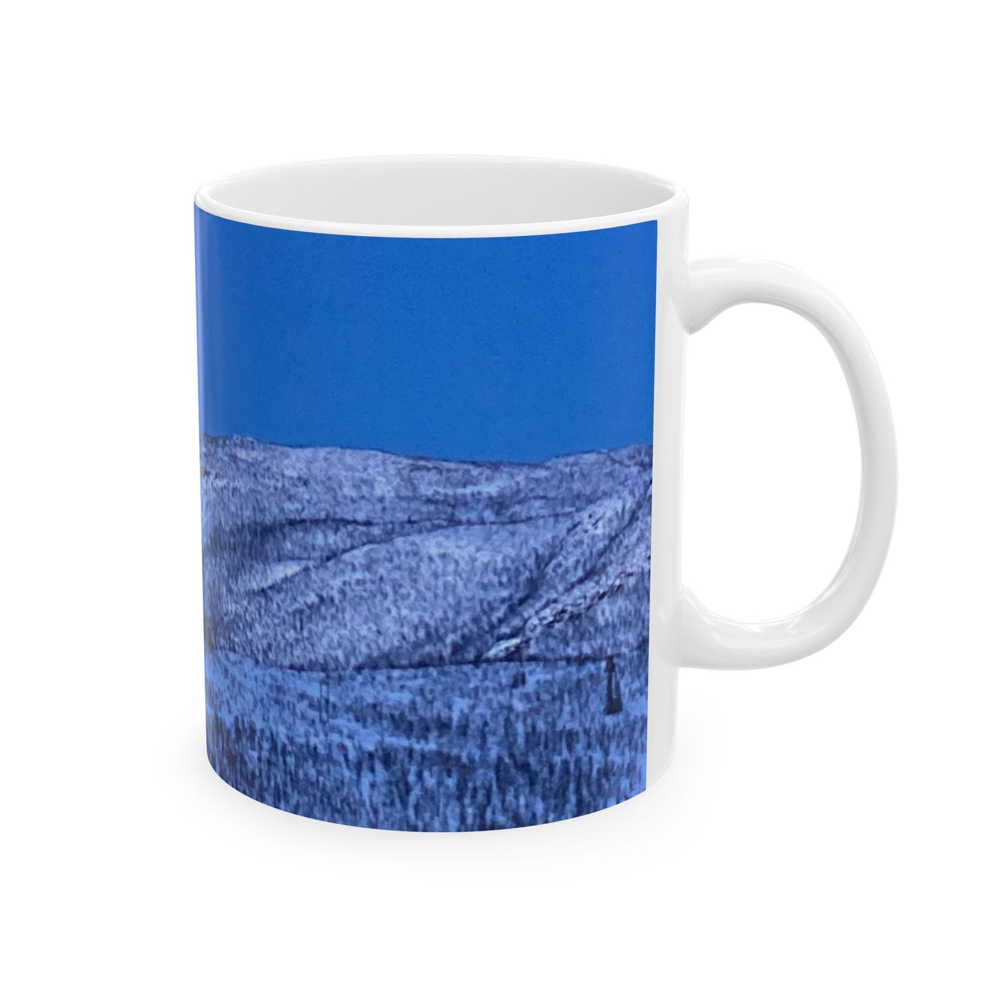Ceramic Mountain Landscape Mug | Scenic Coffee Cup | Nature Lover Gift | Rustic Home Decor | Ideal for Cozy Moments