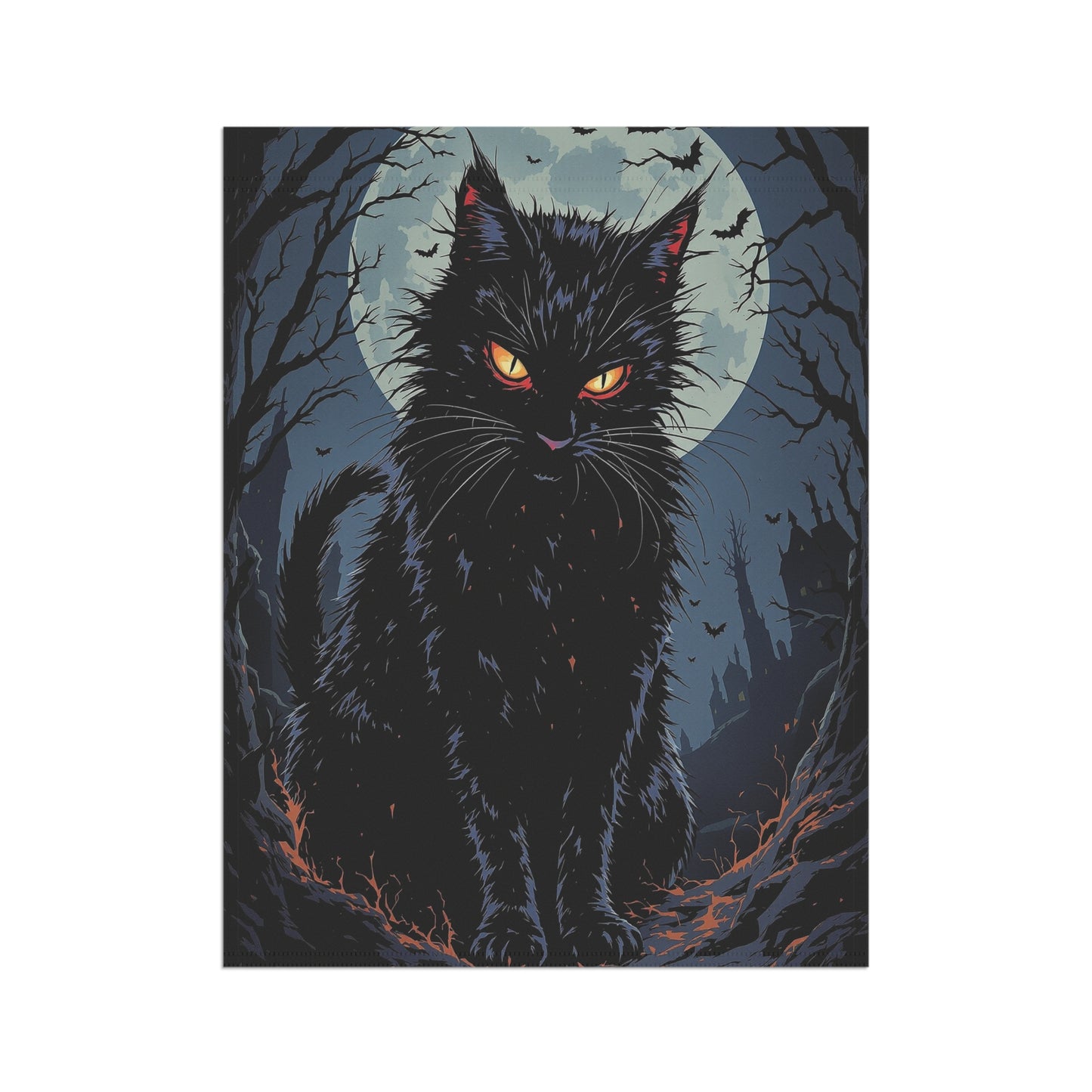 Banner Garden Halloween Cat