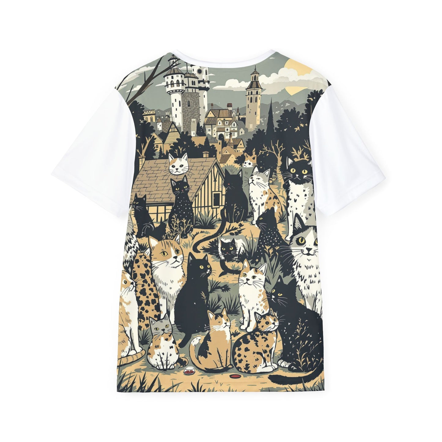 Sports Jersey Cat City Impressionism Style