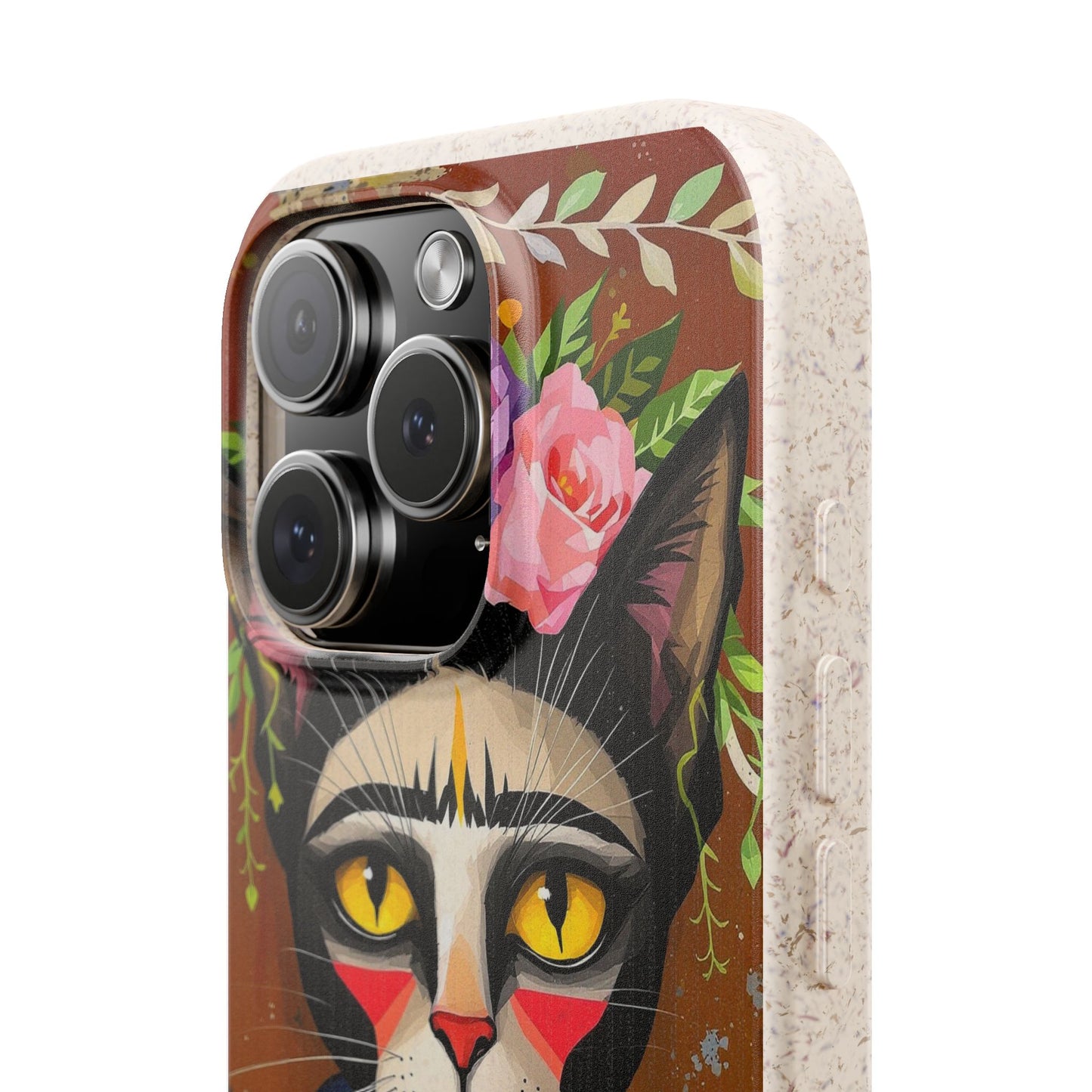 Phone Case - Frida Kahlo Cat, Eco Biodegradable