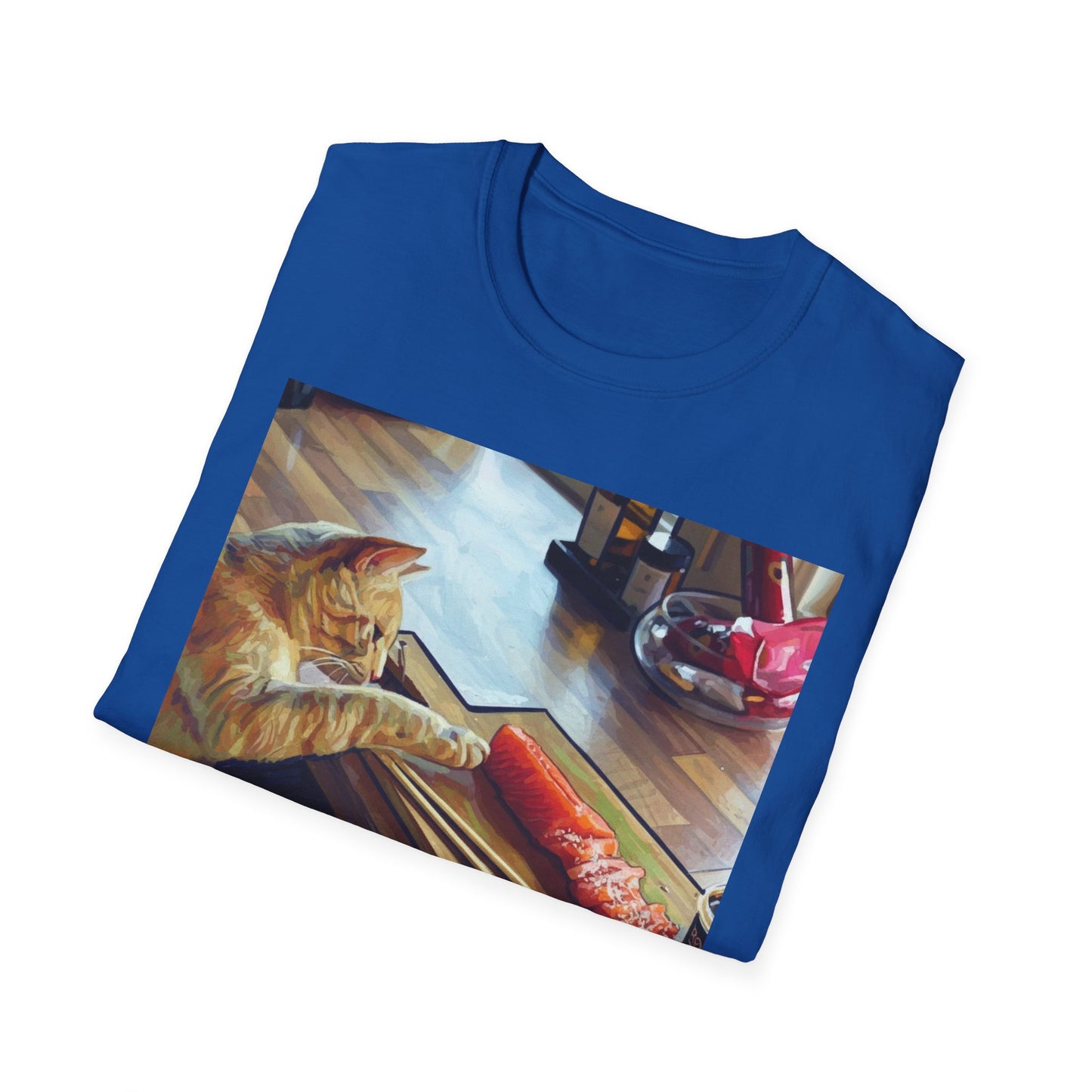Cat Eating Sushi T-Shirt