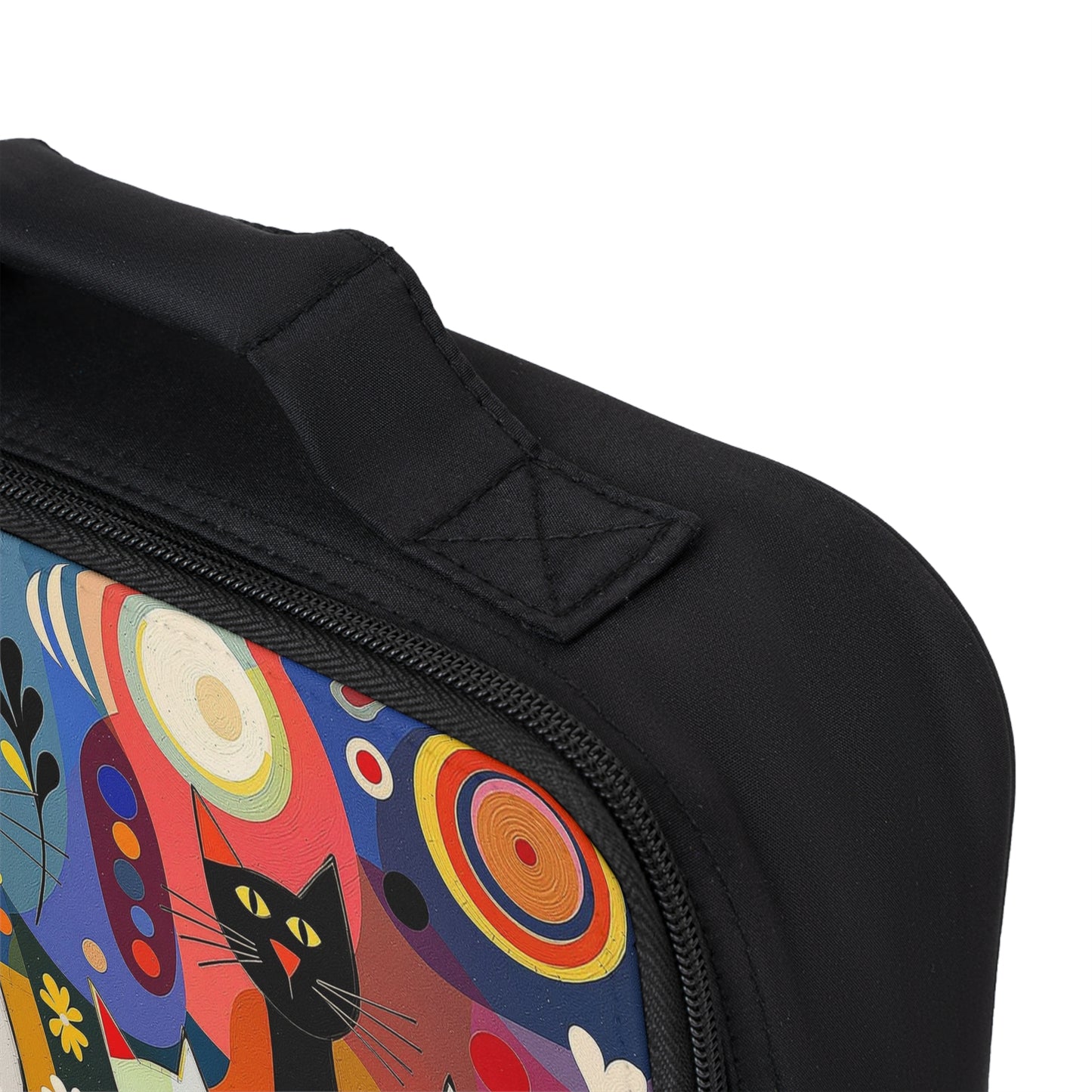 Lunch Bag - cats in Kandinsky manner