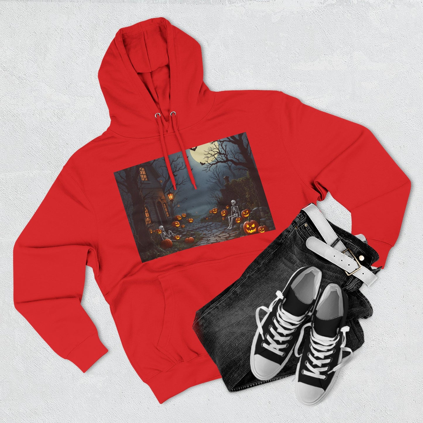 Three-Panel Hoodie - Trend Halloween Design