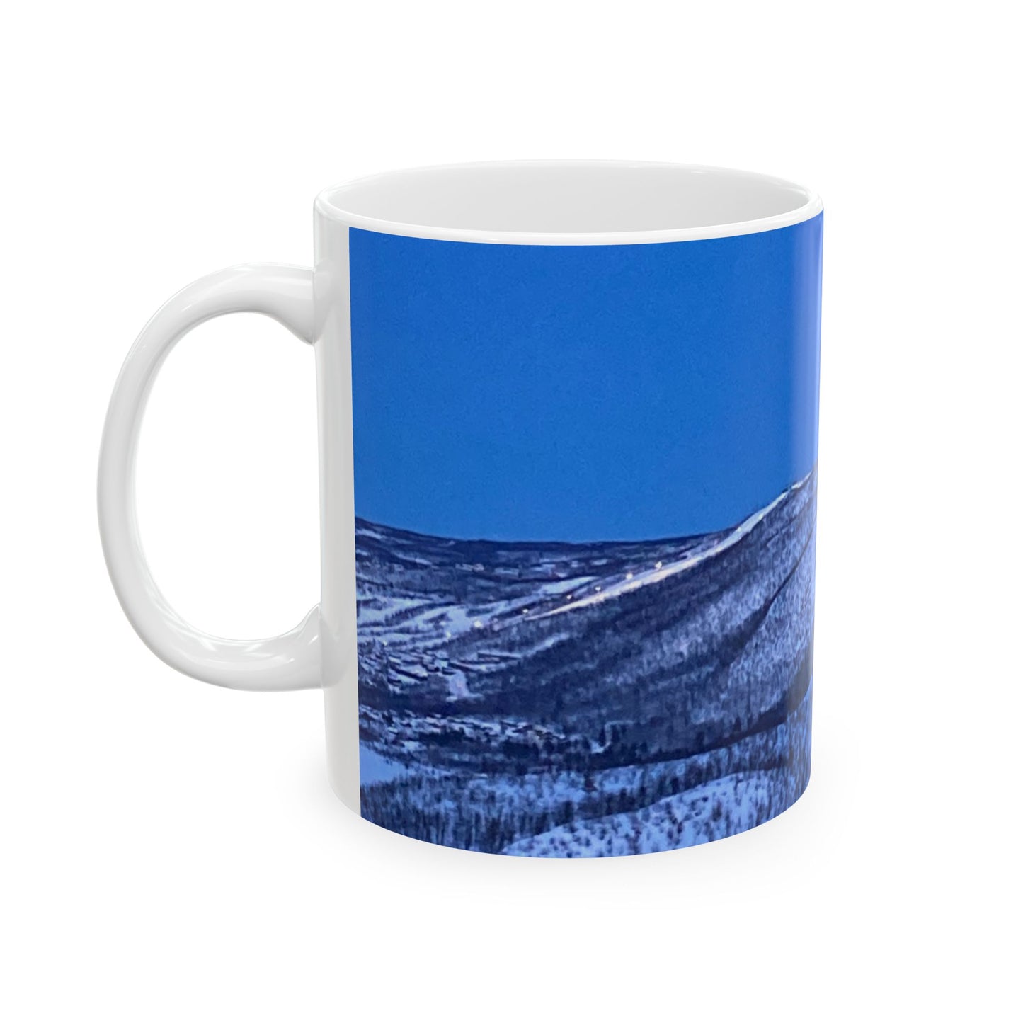 Ceramic Mountain Landscape Mug | Scenic Coffee Cup | Nature Lover Gift | Rustic Home Decor | Ideal for Cozy Moments