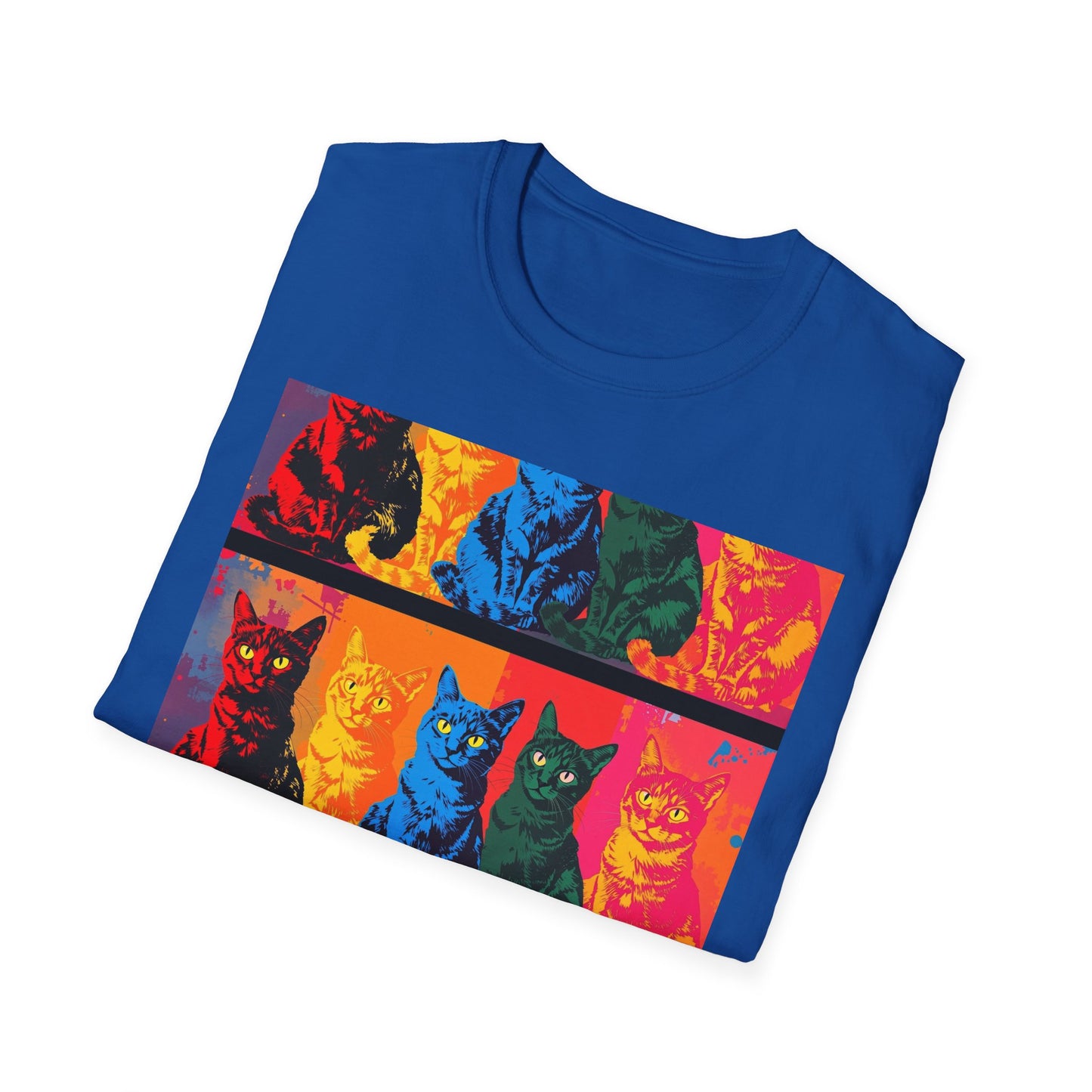 Cat Lover T-Shirt with Andy Warhol Design