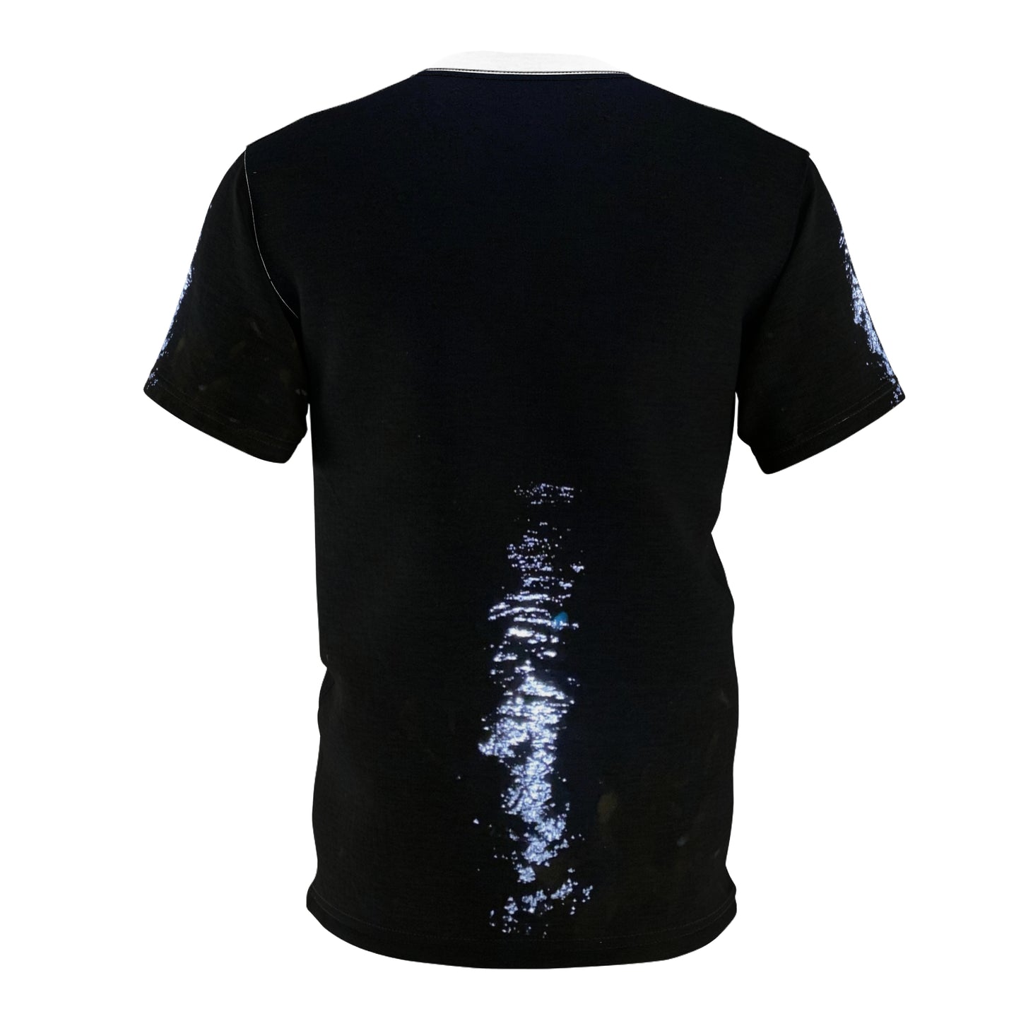 T-Shirt Full Moon Over Fjord Unique Photo Print