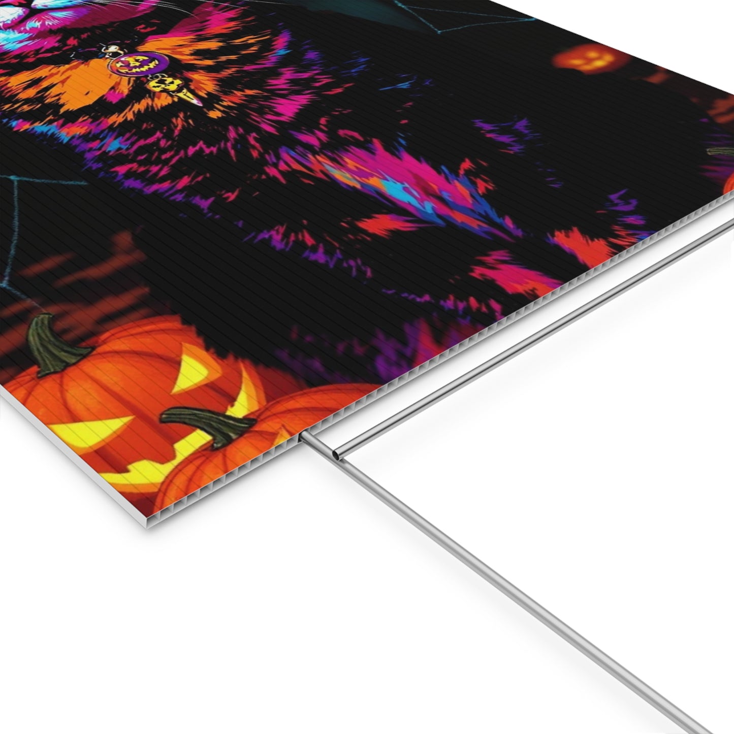 Yard Sign - Mystic Cat Garden Guardian