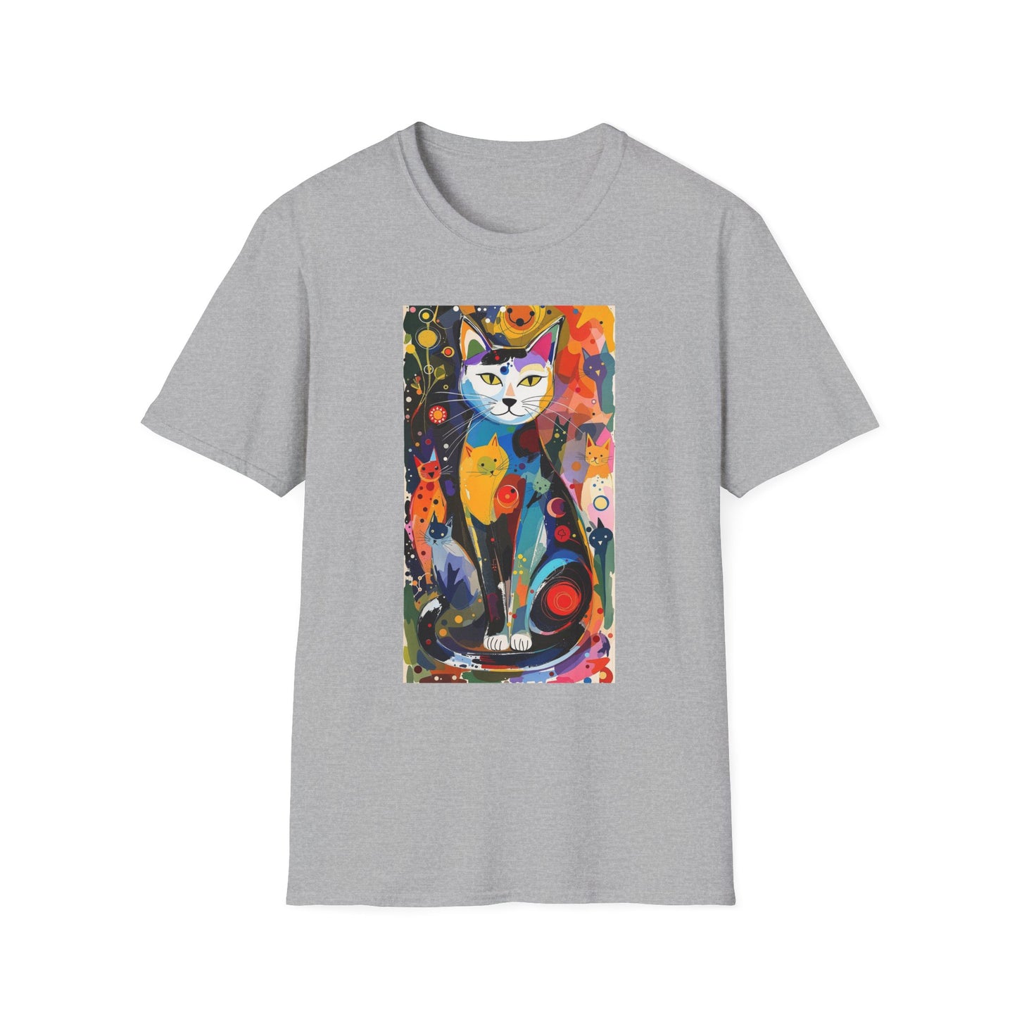 Cat Print T-Shirt for Cat-Lovers