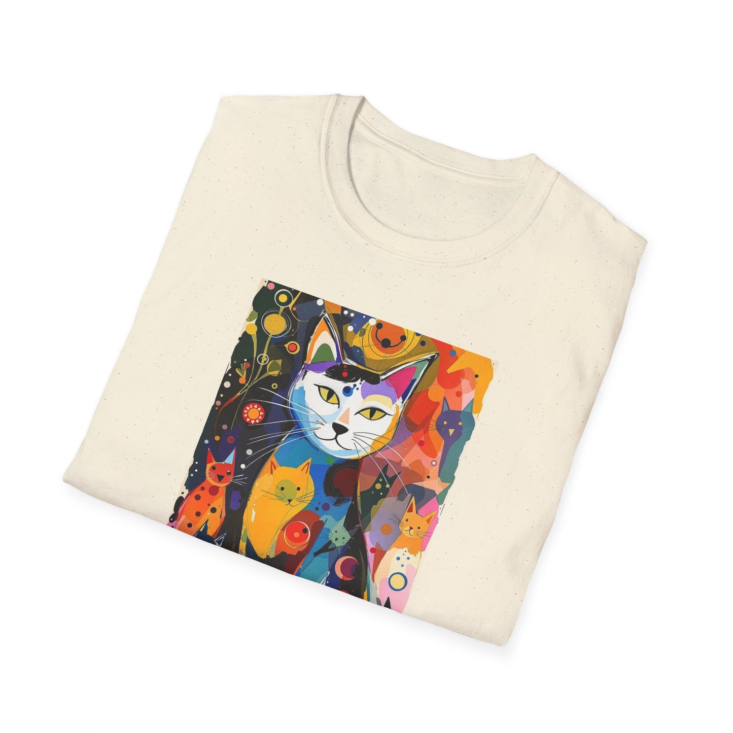 Cat Print T-Shirt for Cat-Lovers
