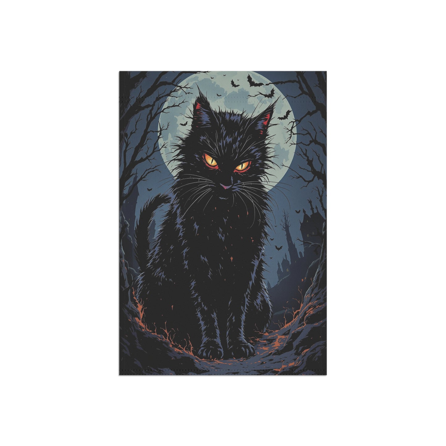 Banner Garden Halloween Cat