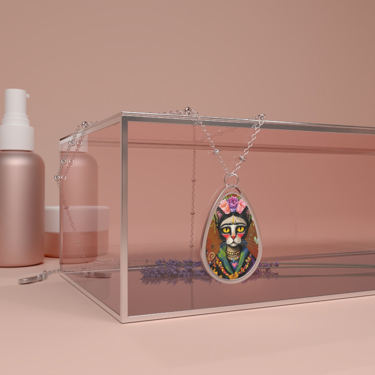 Necklace Frida Kahlo Cat