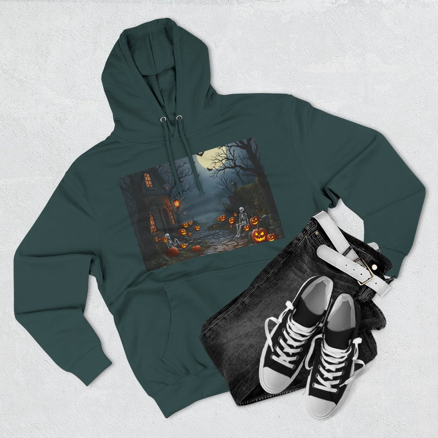 Three-Panel Hoodie - Trend Halloween Design