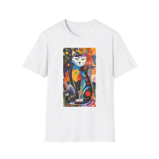 Cat Print T-Shirt for Cat-Lovers