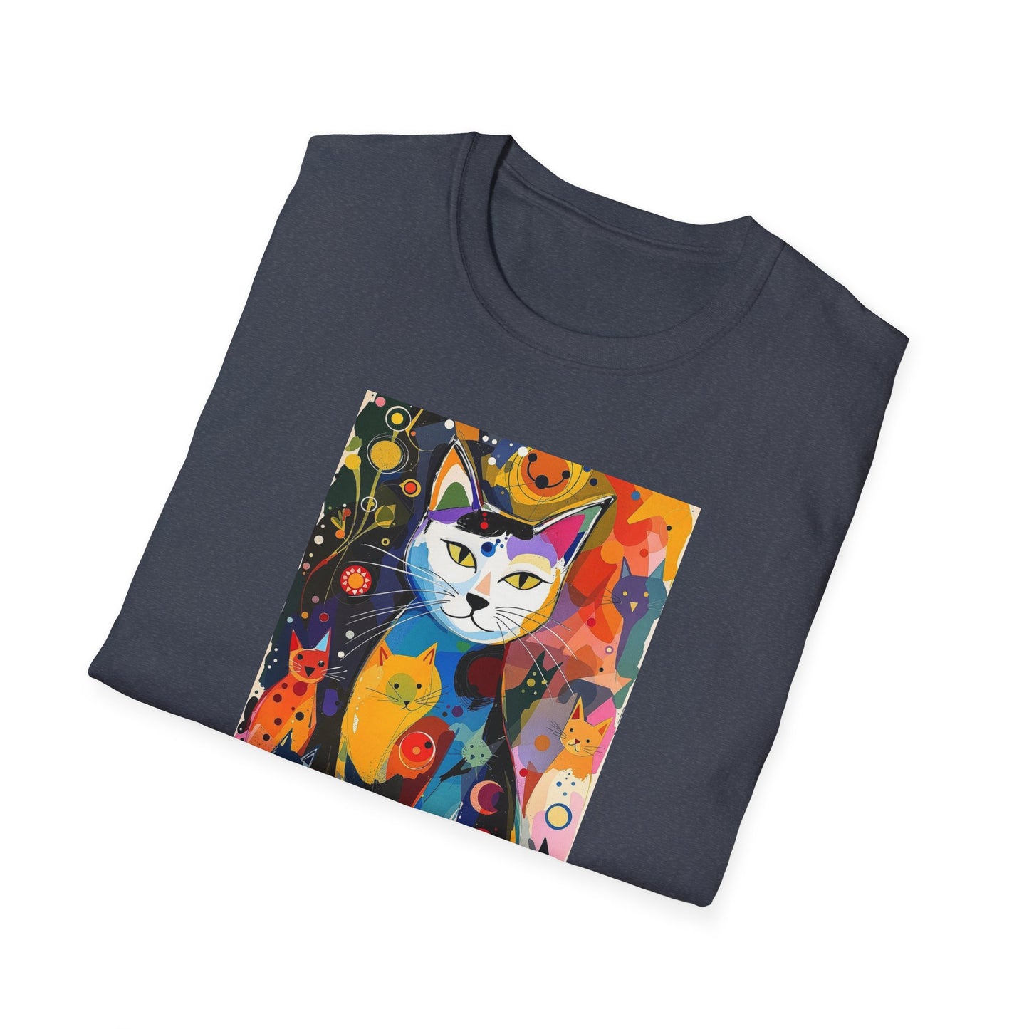 Cat Print T-Shirt for Cat-Lovers