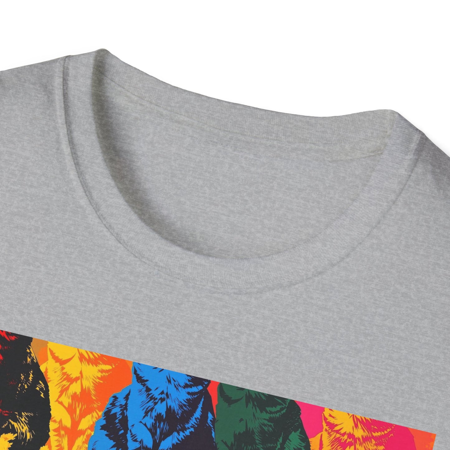 Cat Lover T-Shirt with Andy Warhol Design