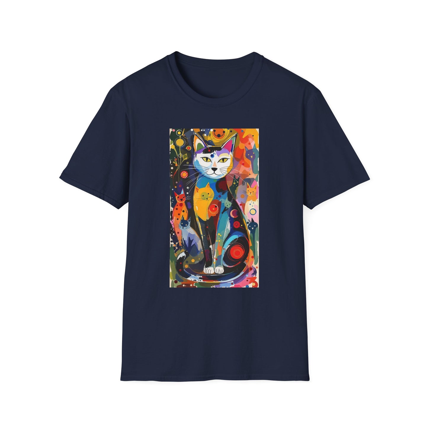 Cat Print T-Shirt for Cat-Lovers