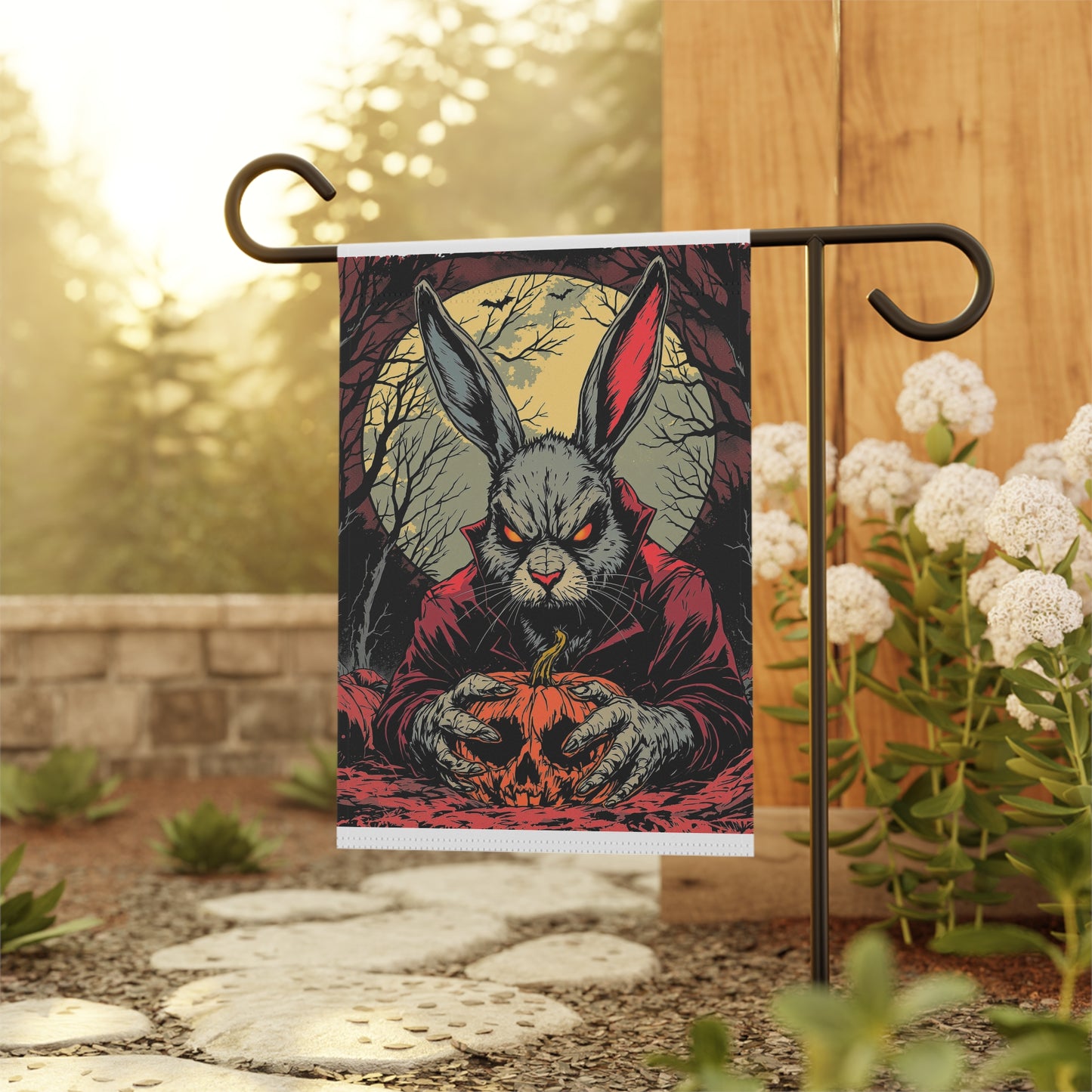 Banner Halloween Bunny Garden & House Decor