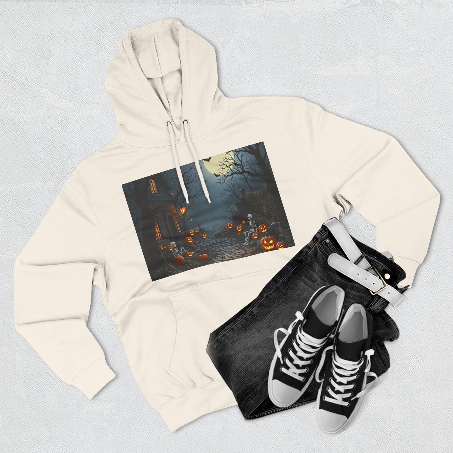 Three-Panel Hoodie - Trend Halloween Design