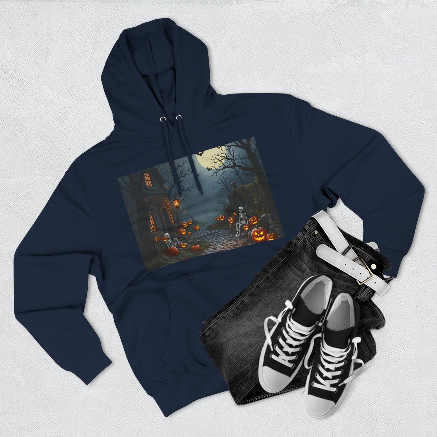 Three-Panel Hoodie - Trend Halloween Design