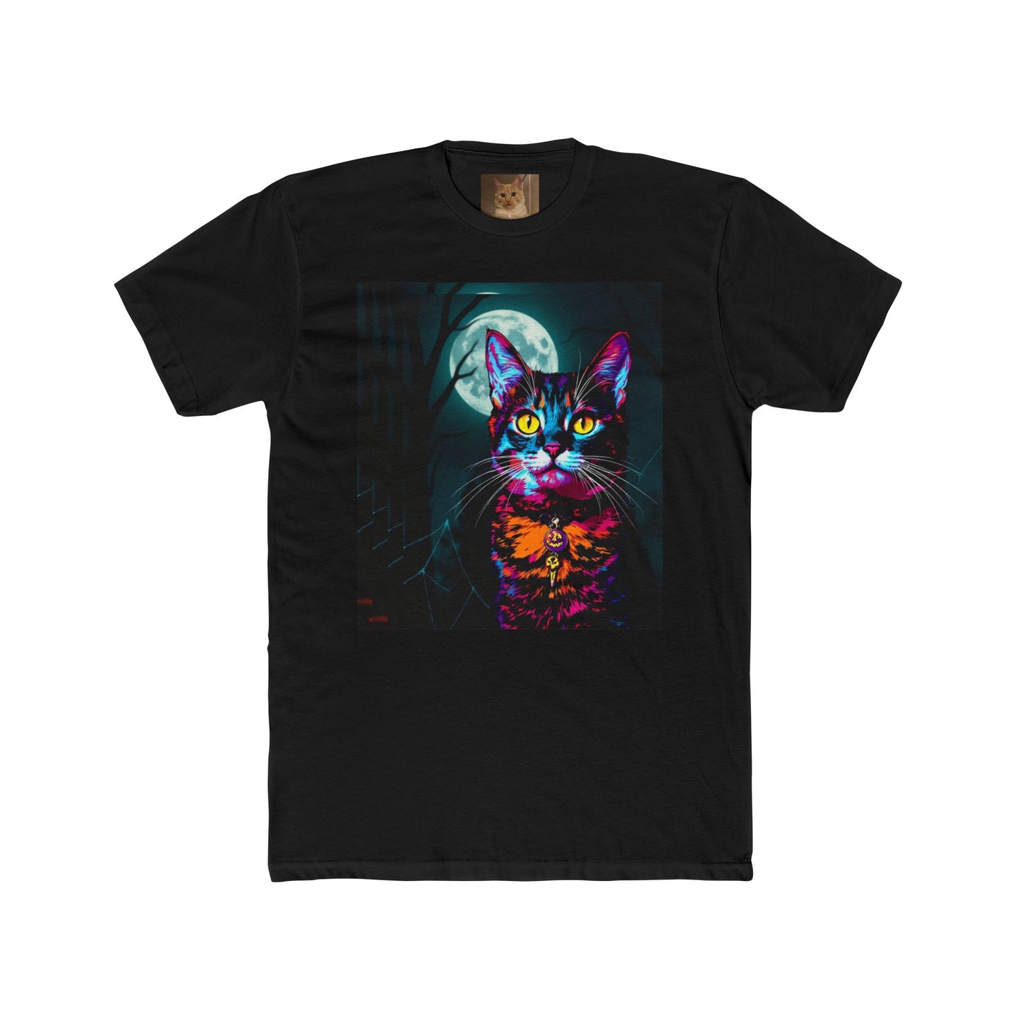 Halloween Pop Art Cat Tee