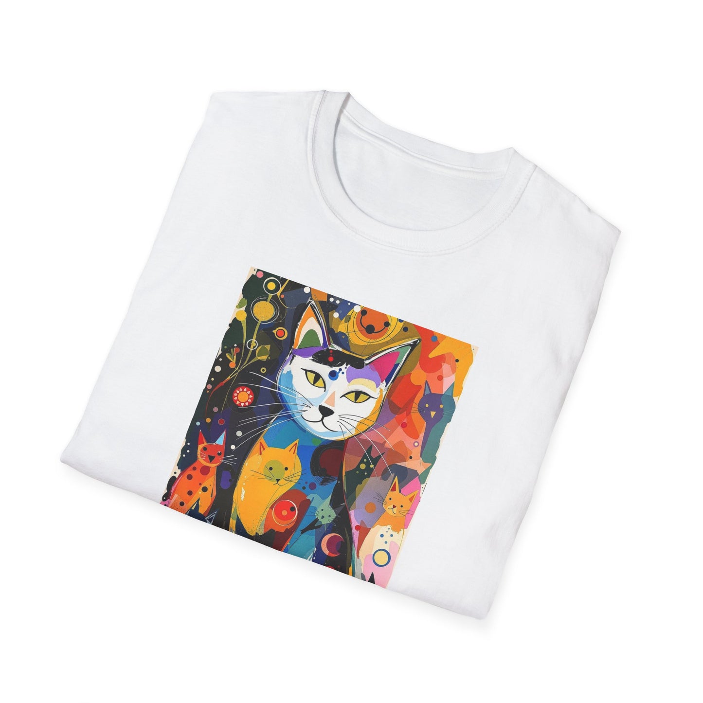 Cat Print T-Shirt for Cat-Lovers