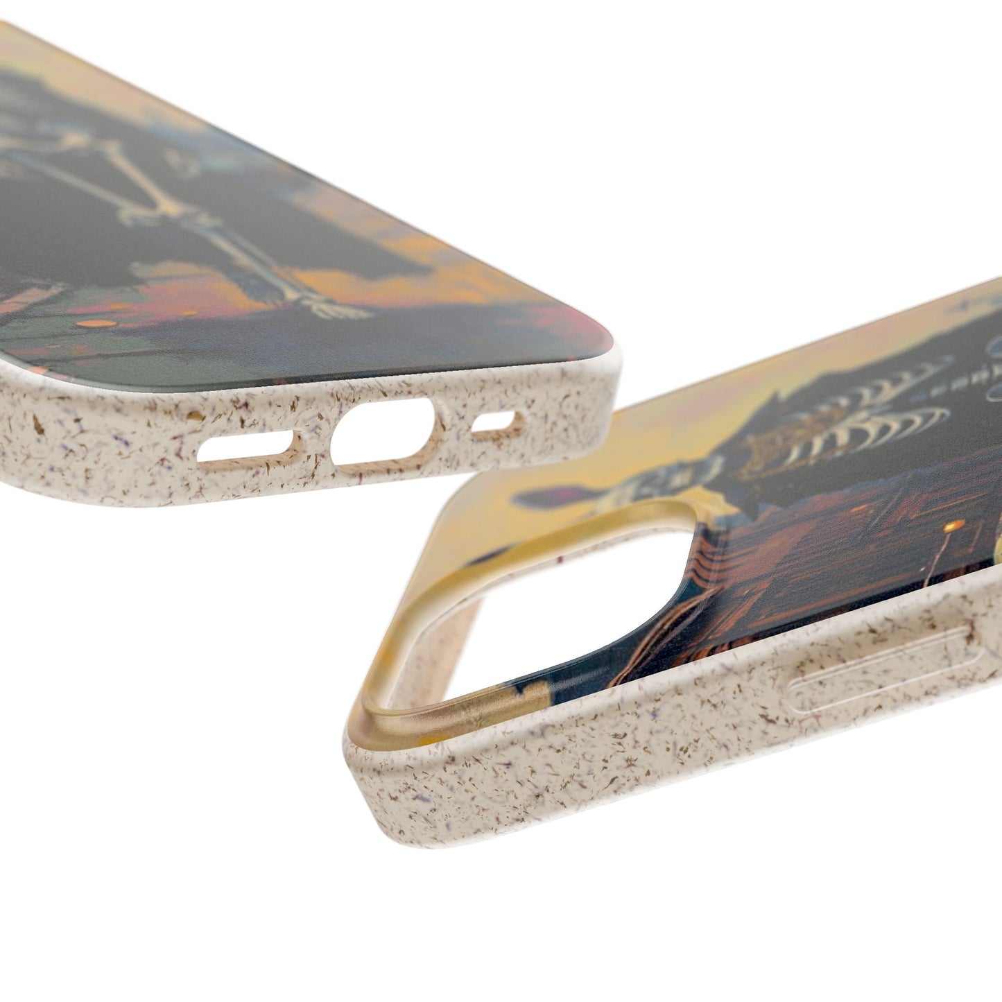 Skeleton Bunny Phone Case - Biodegradable Eco-Friendly Halloween Cover