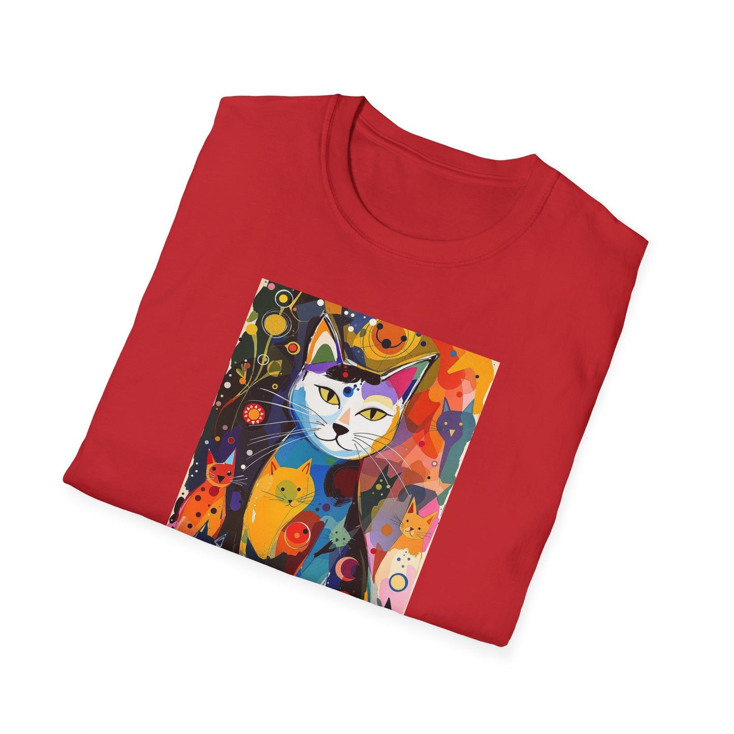 Cat Print T-Shirt for Cat-Lovers