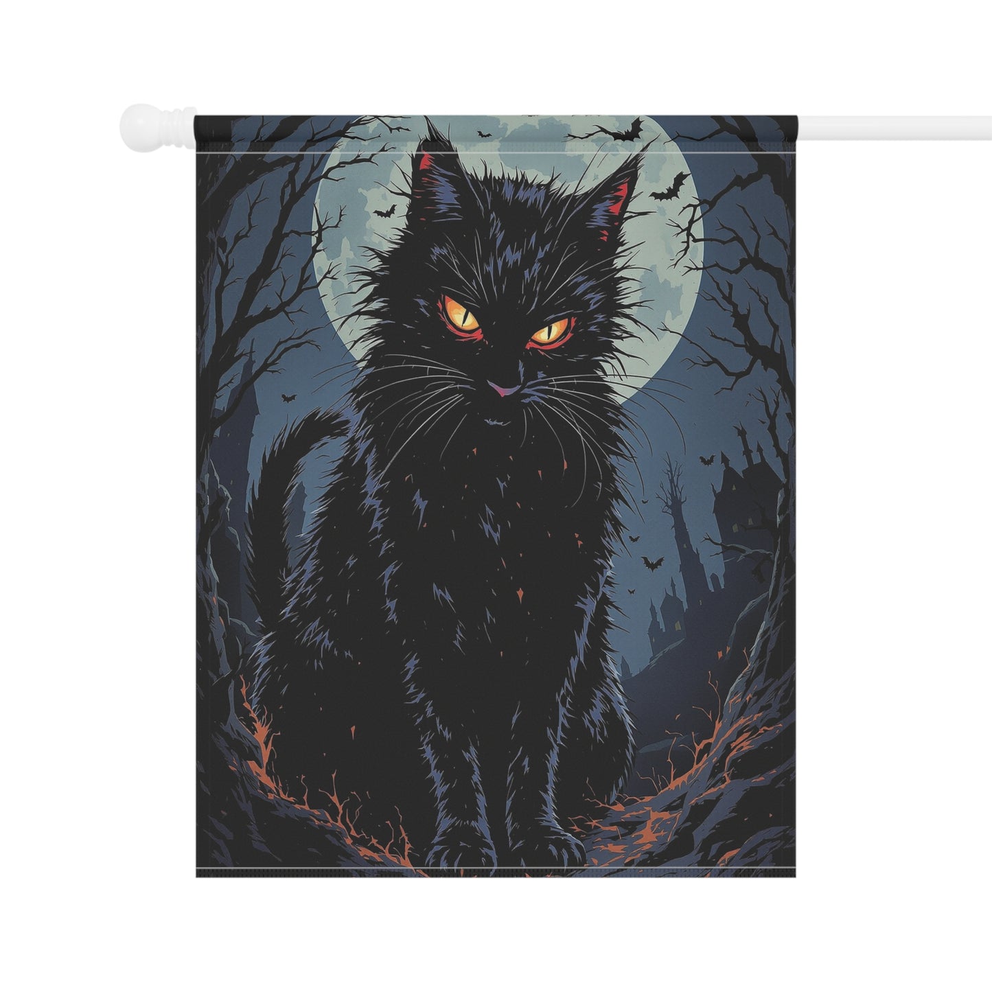 Banner Garden Halloween Cat