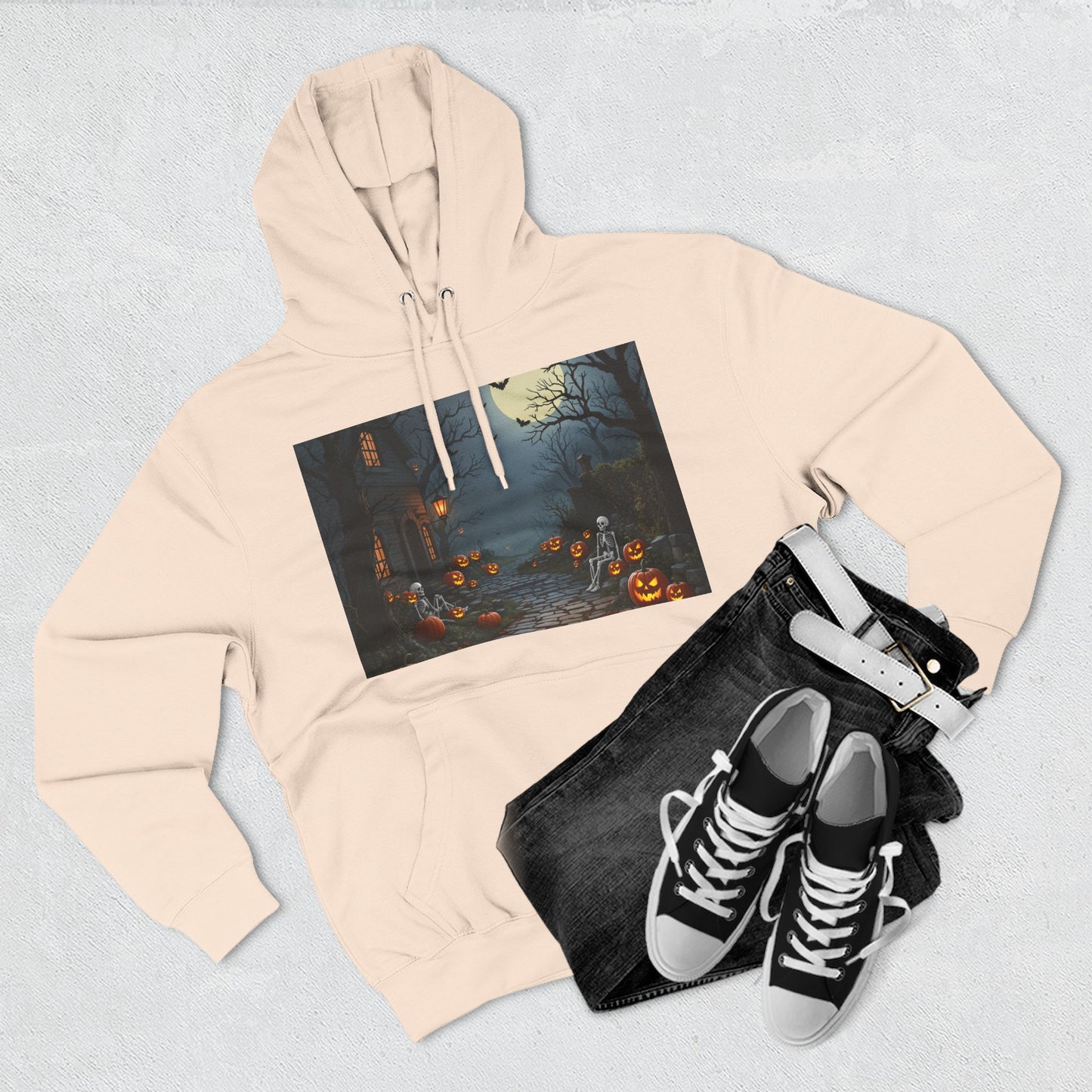 Three-Panel Hoodie - Trend Halloween Design